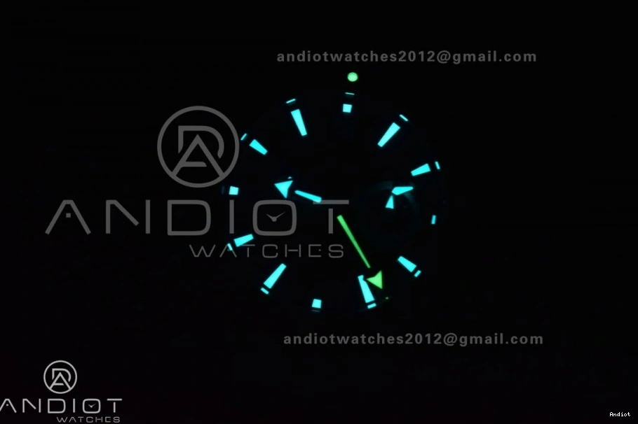 Edition 1:1 Rubber Black M+SF Strap Blue Ocean Chrono Deep Dial Ceramic Planet Master on Best Black A9900 1227